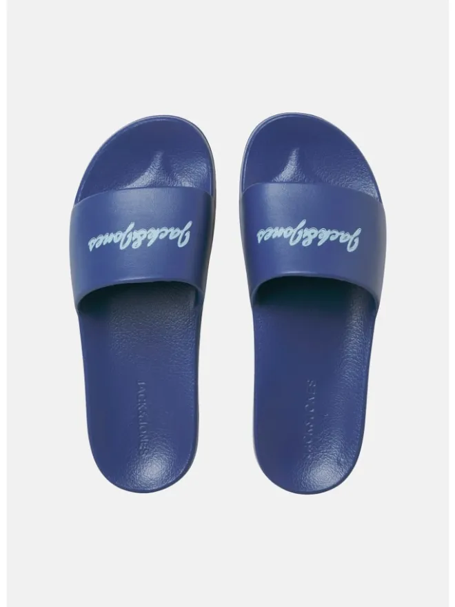 Jack & Jones Hausschuhe|Sandalen & Pantoletten^Pantoletten 'Jerry' in blau