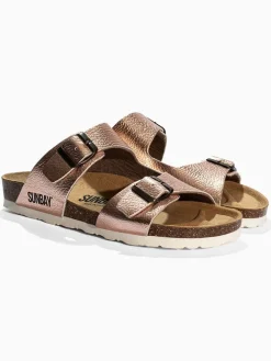 Pantoletten "Lulally" in Roségold>Sunbay Outlet