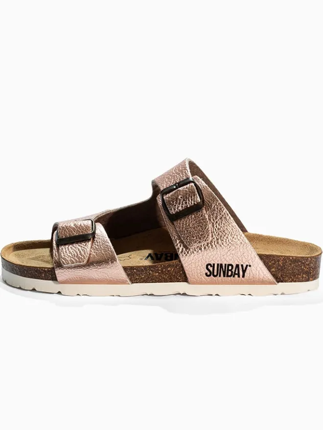 Pantoletten "Lulally" in Roségold>Sunbay Outlet