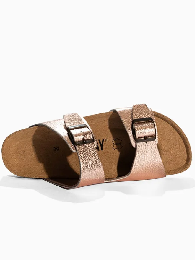 Pantoletten "Lulally" in Roségold>Sunbay Outlet