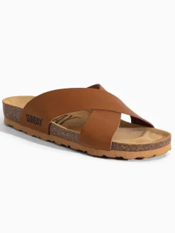 Pantoletten "Mackay" in Braun>Sunbay Sale