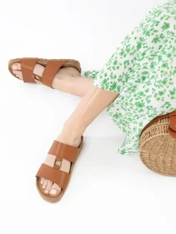 BAYTON Clogs & Pantoletten^Pantoletten "Navia" in Hellbraun