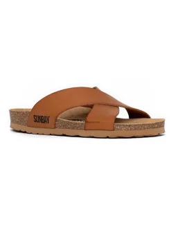 Pantoletten "Rita" in Hellbraun>Sunbay Sale