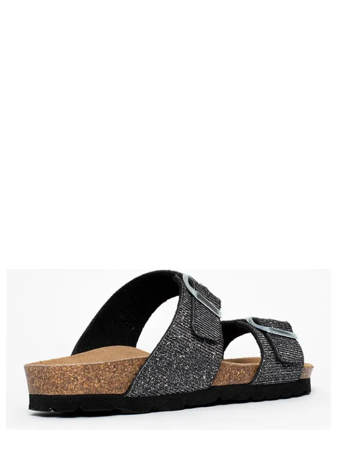 Sunbay Clogs & Pantoletten^Pantoletten "Trefle" in Anthrazit