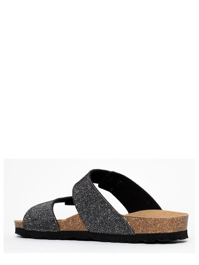 Sunbay Clogs & Pantoletten^Pantoletten "Trefle" in Anthrazit