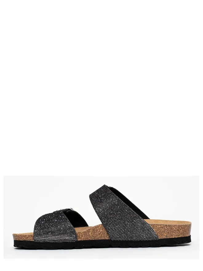 Sunbay Clogs & Pantoletten^Pantoletten "Trefle" in Anthrazit