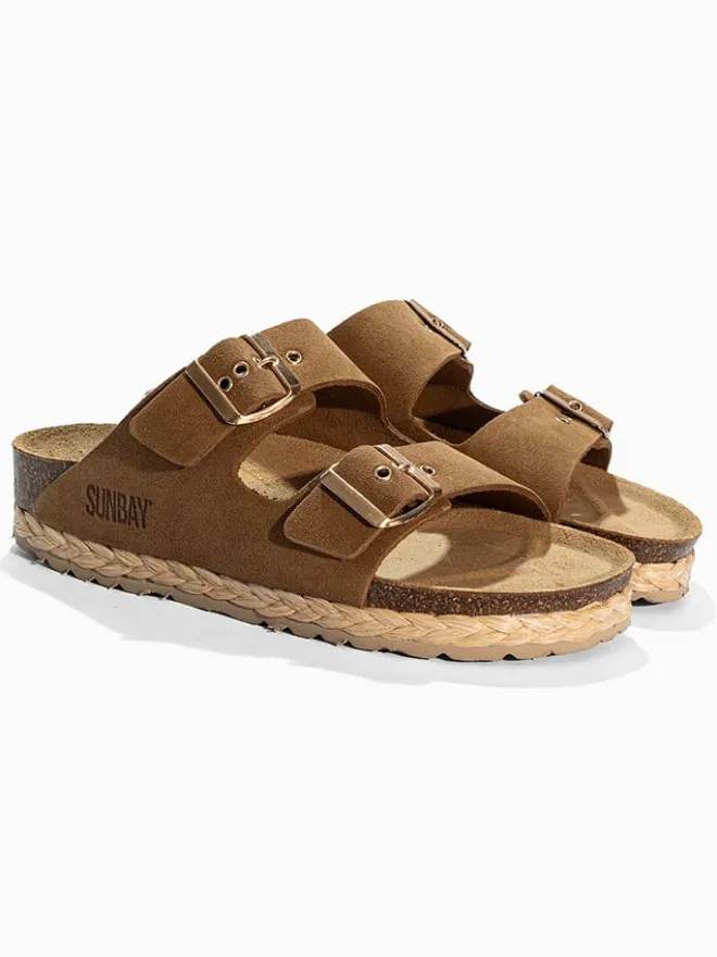 Pantoletten "Trefle" in Braun>Sunbay Outlet