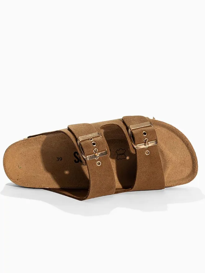 Pantoletten "Trefle" in Braun>Sunbay Outlet