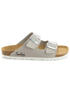 Pantoletten "Trefle" in Grau>Sunbay