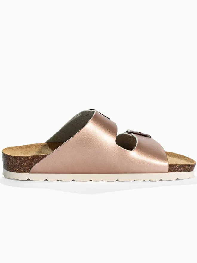 Sunbay Clogs & Pantoletten^Pantoletten "Trefle" in Roségold