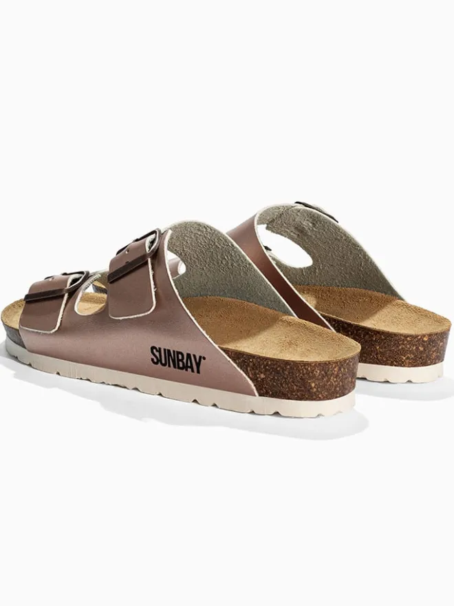 Sunbay Clogs & Pantoletten^Pantoletten "Trefle" in Roségold