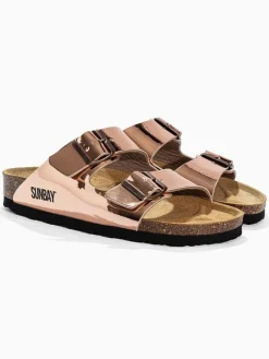 Pantoletten "Trefle" in Roségold>Sunbay Outlet