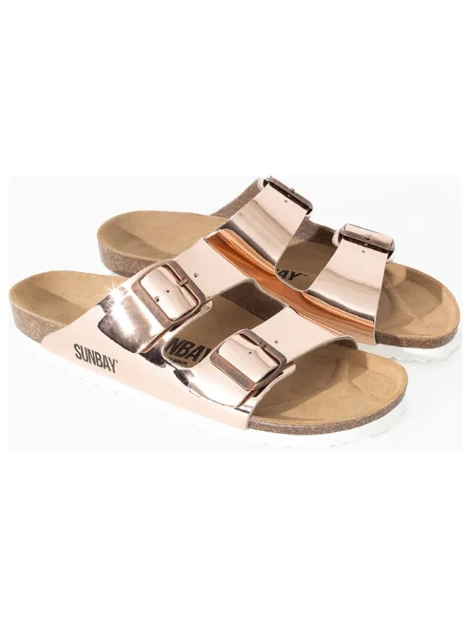 Pantoletten "Trefle" in Roségold>Sunbay Outlet