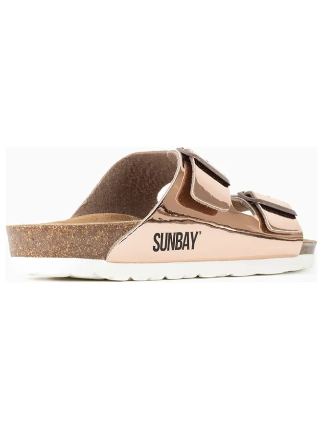 Pantoletten "Trefle" in Roségold>Sunbay Outlet