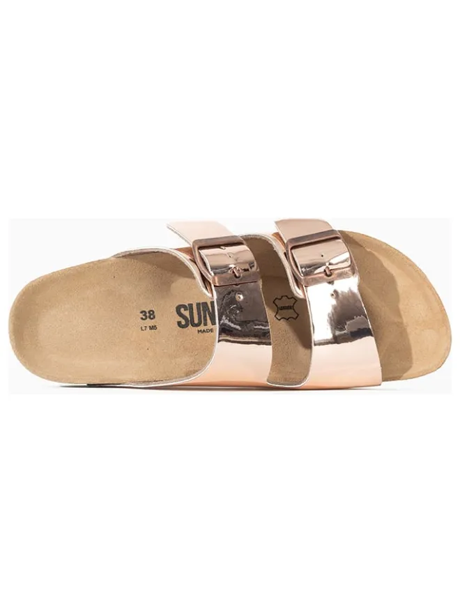 Pantoletten "Trefle" in Roségold>Sunbay Outlet