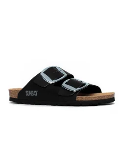 Pantoletten "Trefle" in Schwarz>Sunbay Discount