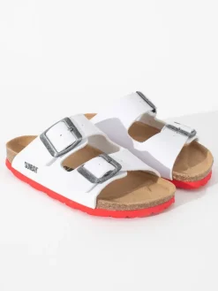 Pantoletten "Trefle" in Weiß>Sunbay Discount