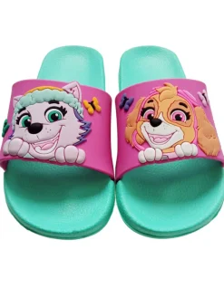 Paw Patrol Clogs & Pantoletten·Pantoletten^Badelatschen Skye und Everest Badeschlappen Badesandalen in türkis
