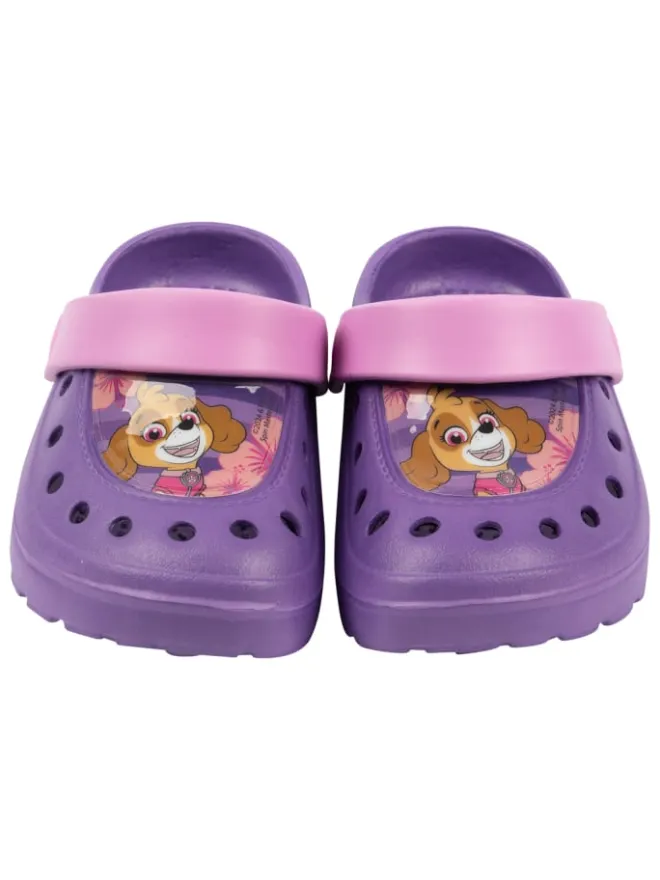 Paw Patrol Clogs & Pantoletten·Pantoletten^Clogs Skye Sandalen Pantoletten Gartenschuhe rutschfest in lila