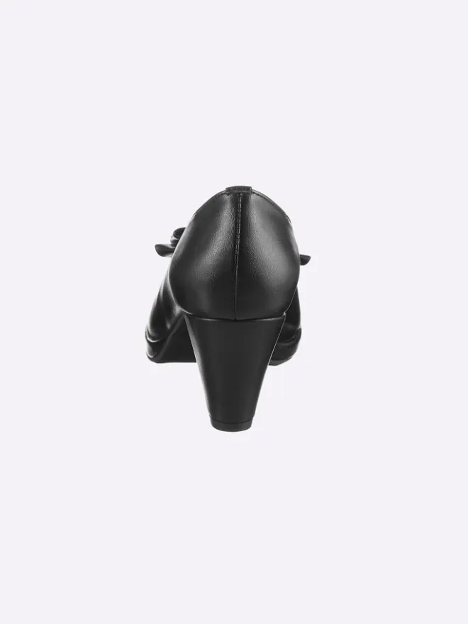 Peeptoe in schwarz>Andrea Conti Hot