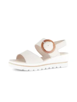 Gabor Sandalen^Plateau Sandalen in beige