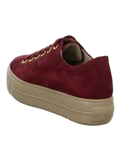 Paul Green Schnürschuhe^Plateau Schnürschuhe in Rot