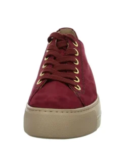 Paul Green Schnürschuhe^Plateau Schnürschuhe in Rot