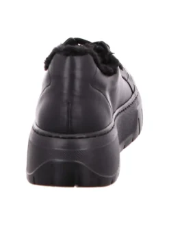 Plateau Schnürschuhe in Schwarz><noscript><img width=