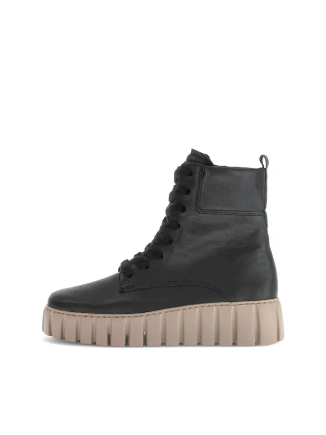 Plateau Stiefeletten in schwarz>Gabor Best