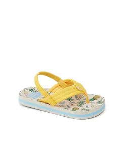Plateausandalen "Ahi" in Gelb/ Beige>Reef New