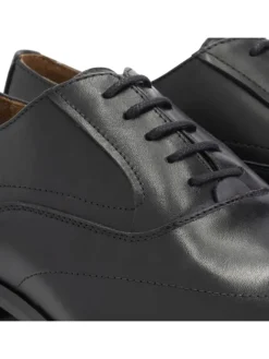 DENBROECK Schnürschuhe^Platt St. in Schwarz