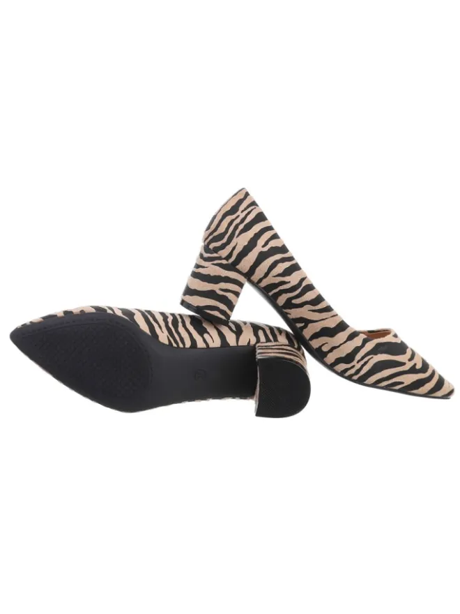 Ital-Design Pumps^Pump in Beige und Schwarz