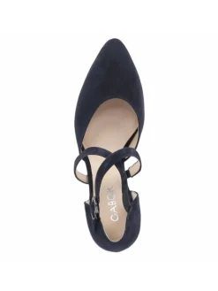 Pumps in blau><noscript><img width=
