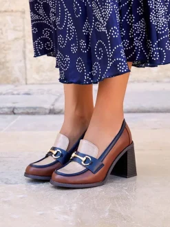 Bellucci Pumps^Pumps in Braun/ Dunkelblau