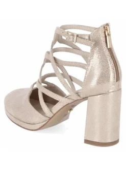 Pumps in gold><noscript><img width=