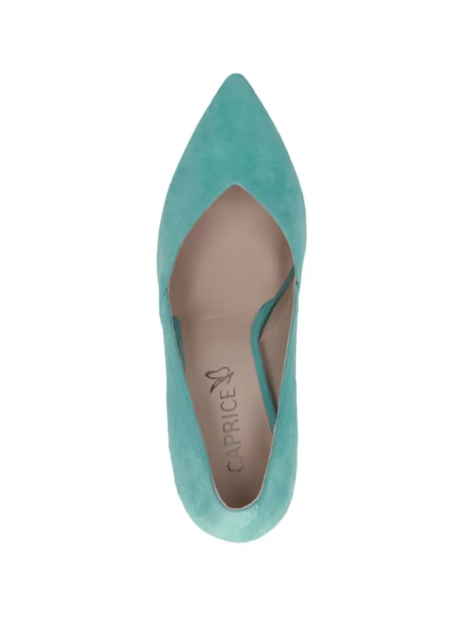 Pumps in LT.BLUE SUEDE>Caprice Hot