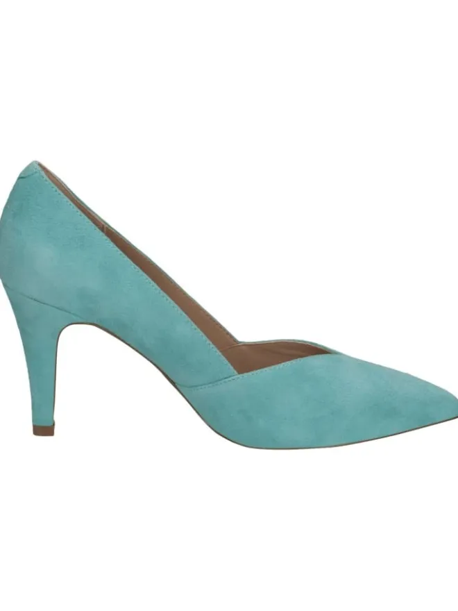 Pumps in LT.BLUE SUEDE>Caprice Hot