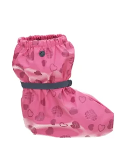 Regenfüßlinge mit Fleece-Futter Herzchen in Pink><noscript><img width=