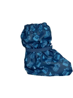 Regenfüßlinge mit Fleece-Futter Baustelle in Marine><noscript><img width=