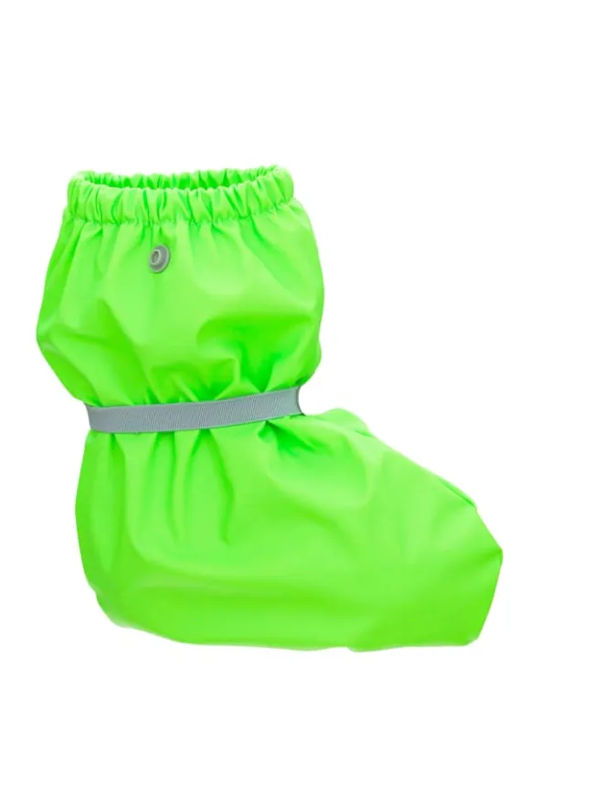 Playshoes Gummistiefel^Regenfüßlinge mit Fleece-Futter in Neongrün