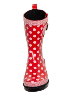 Bockstiegel Gummistiefel^Regenstiefel Dorin-K in dk-rot/multi