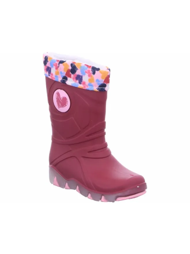 Bockstiegel Gummistiefel|Gummistiefel^Regenstiefel Gefüttert in rot