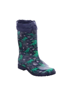 Slobby Gummistiefel|Gummistiefel^Regenstiefel Gefüttert in blau