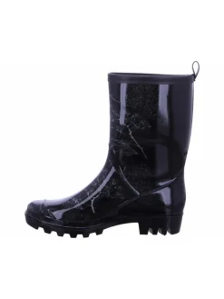 Regenstiefel Gefüttert in schwarz><noscript><img width=