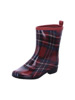 Scandi Gummistiefel^Regenstiefel Gefüttert in rot