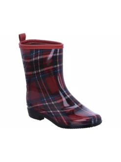 Scandi Gummistiefel^Regenstiefel Gefüttert in rot
