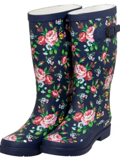 Bockstiegel Gummistiefel^Regenstiefel Julia in dunkelblau/multi