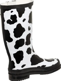 Bockstiegel Gummistiefel^Regenstiefel KUH in schwarz/weiß