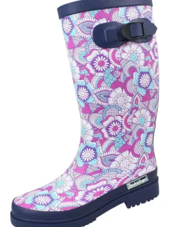 Bockstiegel Gummistiefel^Regenstiefel Susanne in blau/multi