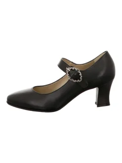 dirndl+bua Pumps^Riemchenpumps in Schwarz